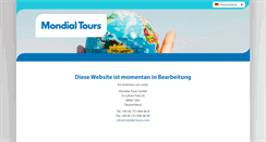 Desktop Screenshot of mondial-tours.de