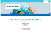 Tablet Screenshot of mondial-tours.de